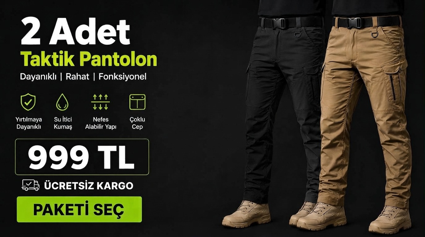 2 Adet Taktik Pantolon